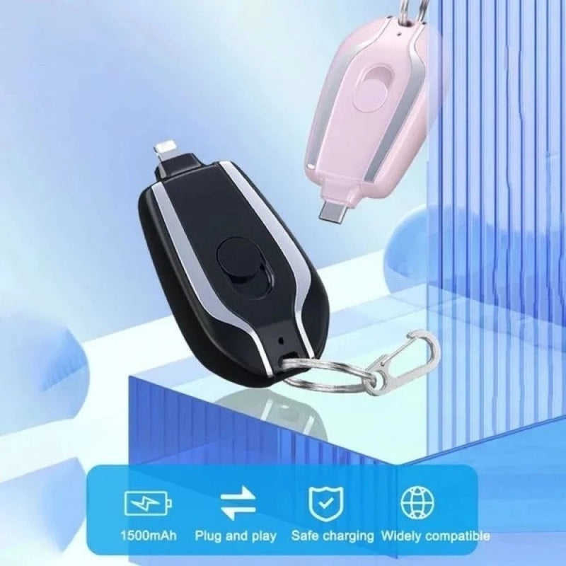 Carregador chaveiro portátil para Iphone